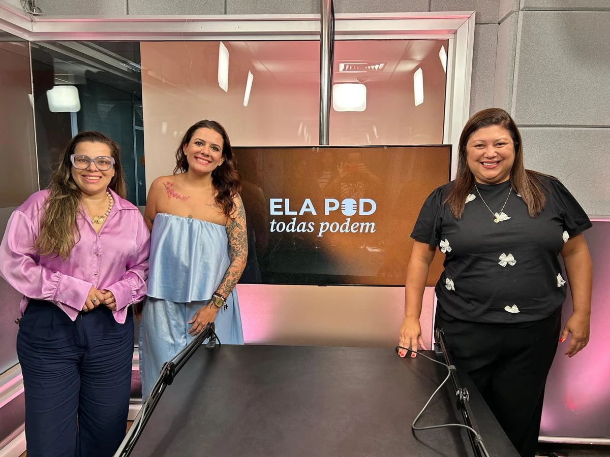 Da esquerda para direita: Layla Freitas, Natizinha e Elaine Silva.