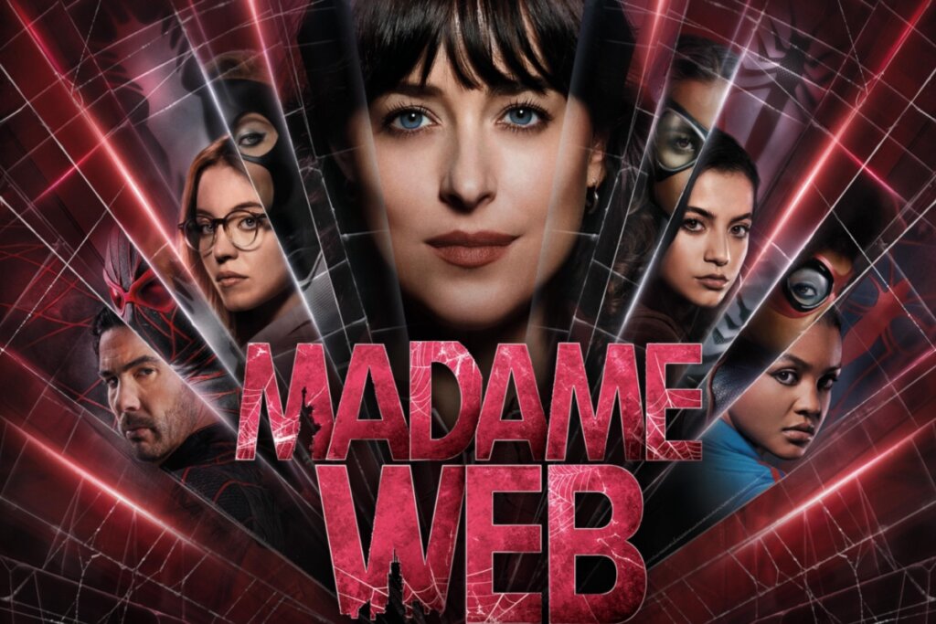 Em “Madame Web”, o destino conecta heroínas jovens e uma paramédica com poderes especiais (Imagem: Reprodução digital | Sony Pictures)