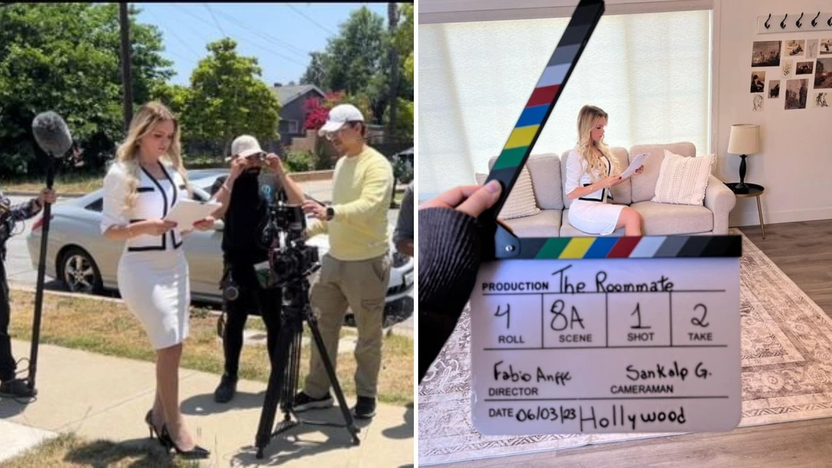 Thalita Zampirolli está na Califórnia rodando o filme 