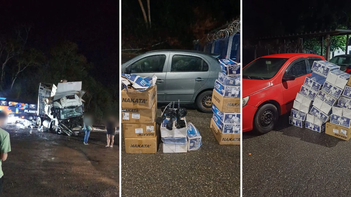 Duas pessoas foram detidas suspeitas de saque de carga na BR  101