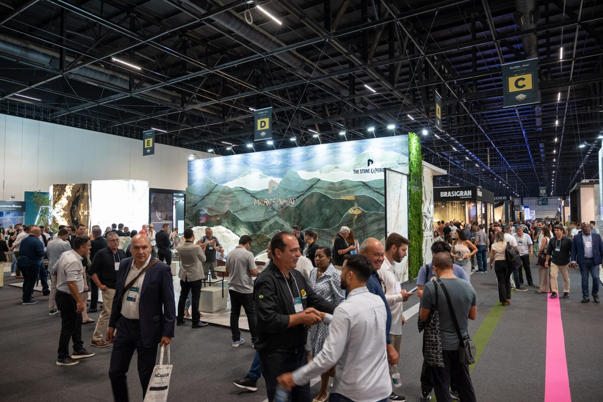 Marmomac Brazil, feira de rochas realizadae, em 2025, em São Paulo