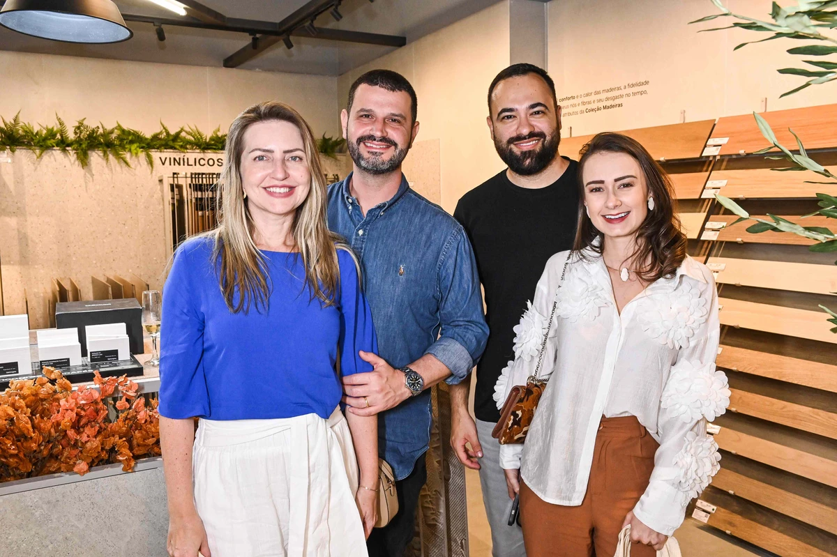 Priscila Braun, Lucas Weber, Renan Hoffmann e Keyla Tom