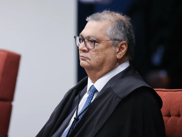 O ministro Flávio Dino, do Supremo Tribunal Federal (STF), durante primeiro dia de julgamento do ex-presidente Jair Bolsonaro (PL) e mais 7 réus no STF por trama golpista por Antonio Augusto/ STF