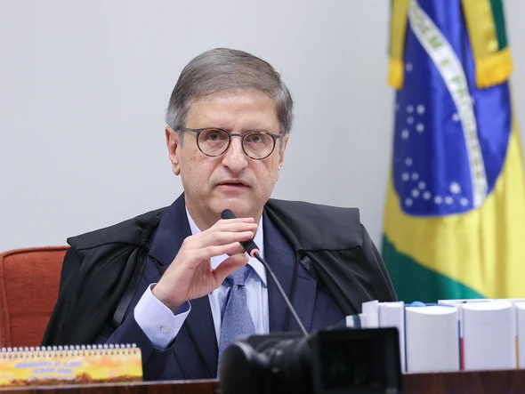 O procurador-geral da República, Paulo Gonet, durante julgamento do ex-presidente Jair Bolsonaro por Antonio Augusto/ STF