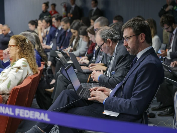 Primeiro dia de julgamento do ex-presidente Jair Bolsonaro (PL) e mais 7 réus no STF por trama golpista por Rosinei Coutinho/ STF