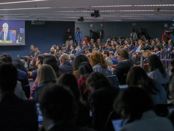 Público acompanha primeiro dia de julgamento do ex-presidente Jair Bolsonaro (PL) e mais 7 réus no STF por trama golpista por Antonio Augusto/ STF