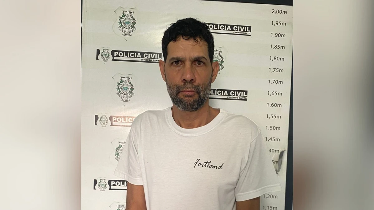 Antonio Carlos Toretta da Silva, de 48 anos, foi preso suspeito de estuprar um adolescente em Linhares