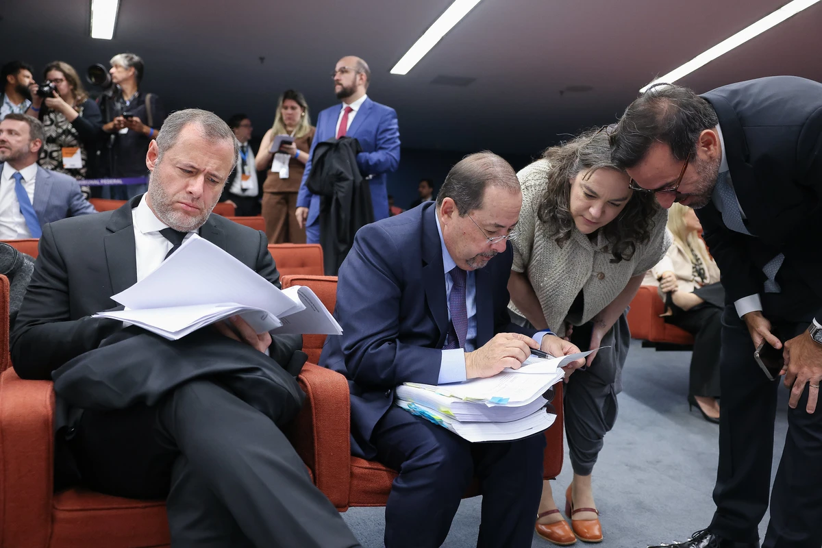 Defesa de Jair Bolsonaro (PL), durante primeiro dia de julgamento do ex-presidente e mais 7 réus no STF por trama golpista por Antonio Augusto/ STF