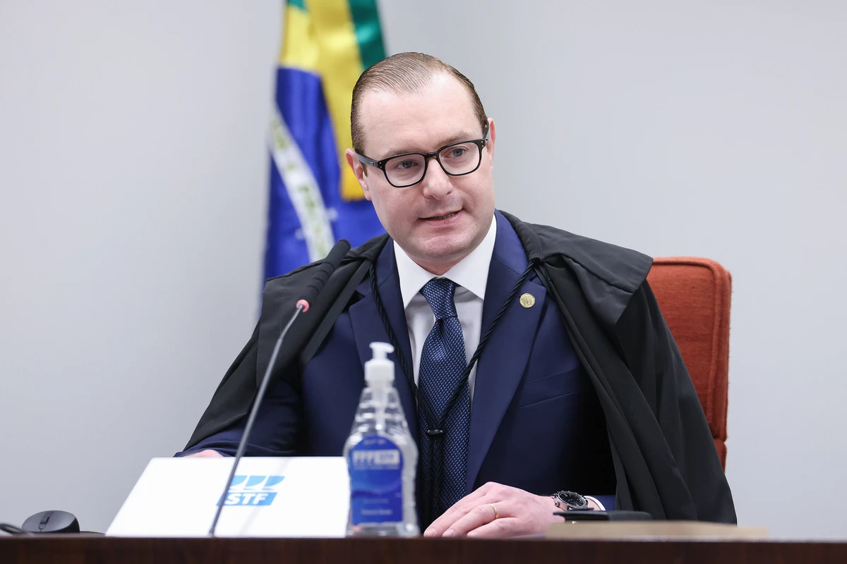 O ministro Cristiano Zanin, do Supremo Tribunal Federal (STF), durante primeiro dia de julgamento do ex-presidente Jair Bolsonaro (PL) e mais 7 réus no STF por trama golpista por Antonio Augusto/ STF