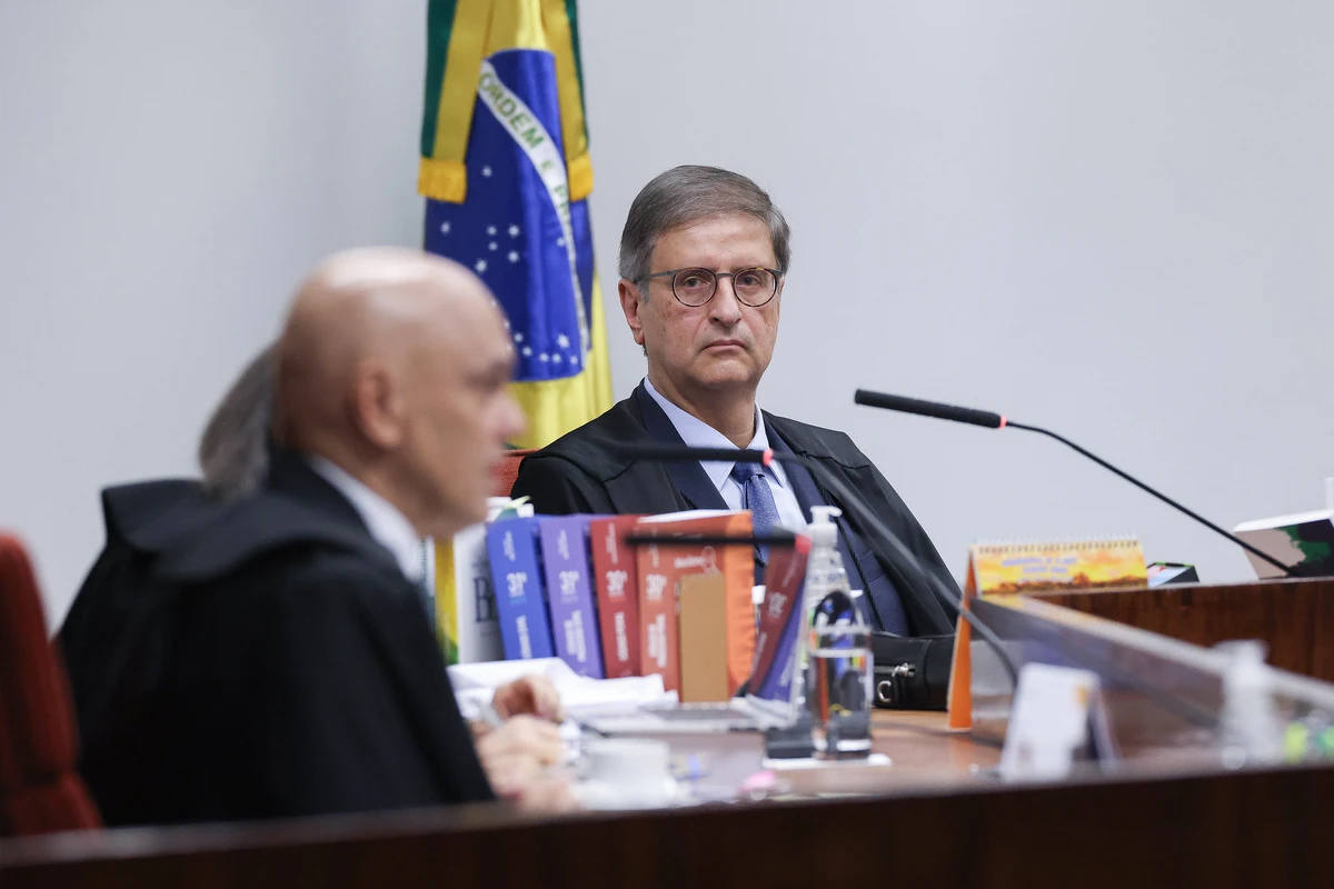 Paulo Gonet, procurador-geral da República, durante primeiro dia de julgamento do ex-presidente Jair Bolsonaro (PL) e mais 7 réus no STF por trama golpista por Antonio Augusto/ STF