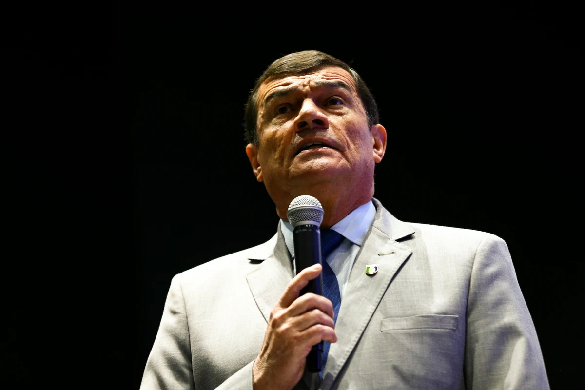 Paulo Sérgio Nogueira, ex-ministro da Defesa do governo Bolsonaro, durante evento em Brasília em 2022