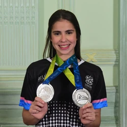 Sofia Madeira está na listas de melhores da ginástica rítmica, além de fazer parte do conjunto concorrendo na categoria popular 'Atleta da Torcida'