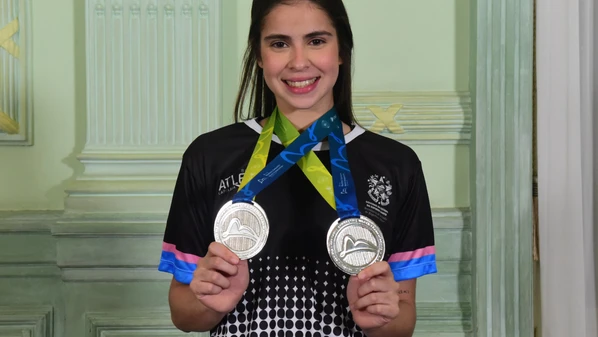 Sofia Madeira está na listas de melhores da ginástica rítmica, além de fazer parte do conjunto concorrendo na categoria popular 'Atleta da Torcida'