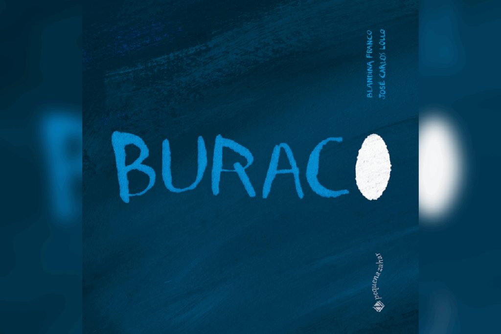 “Buraco” é um mergulho simbólico no vazio e no poder transformador das palavras (Imagem: Reprodução digital | Pequena Zahar)
