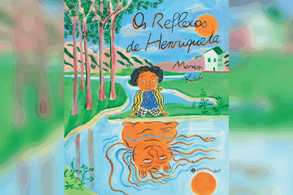 “Os reflexos de Henriqueta” conta como uma menina encontra coragem e confiança com um leão ao seu lado (Imagem: Reprodução digital | Pequena Zahar)