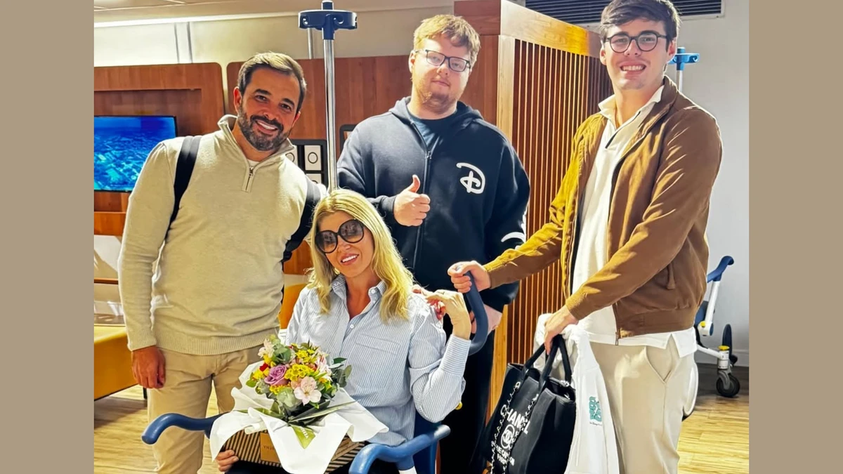 Val Marchiori tem alta hospitalar e explica como será o tratamento contra o câncer de mama