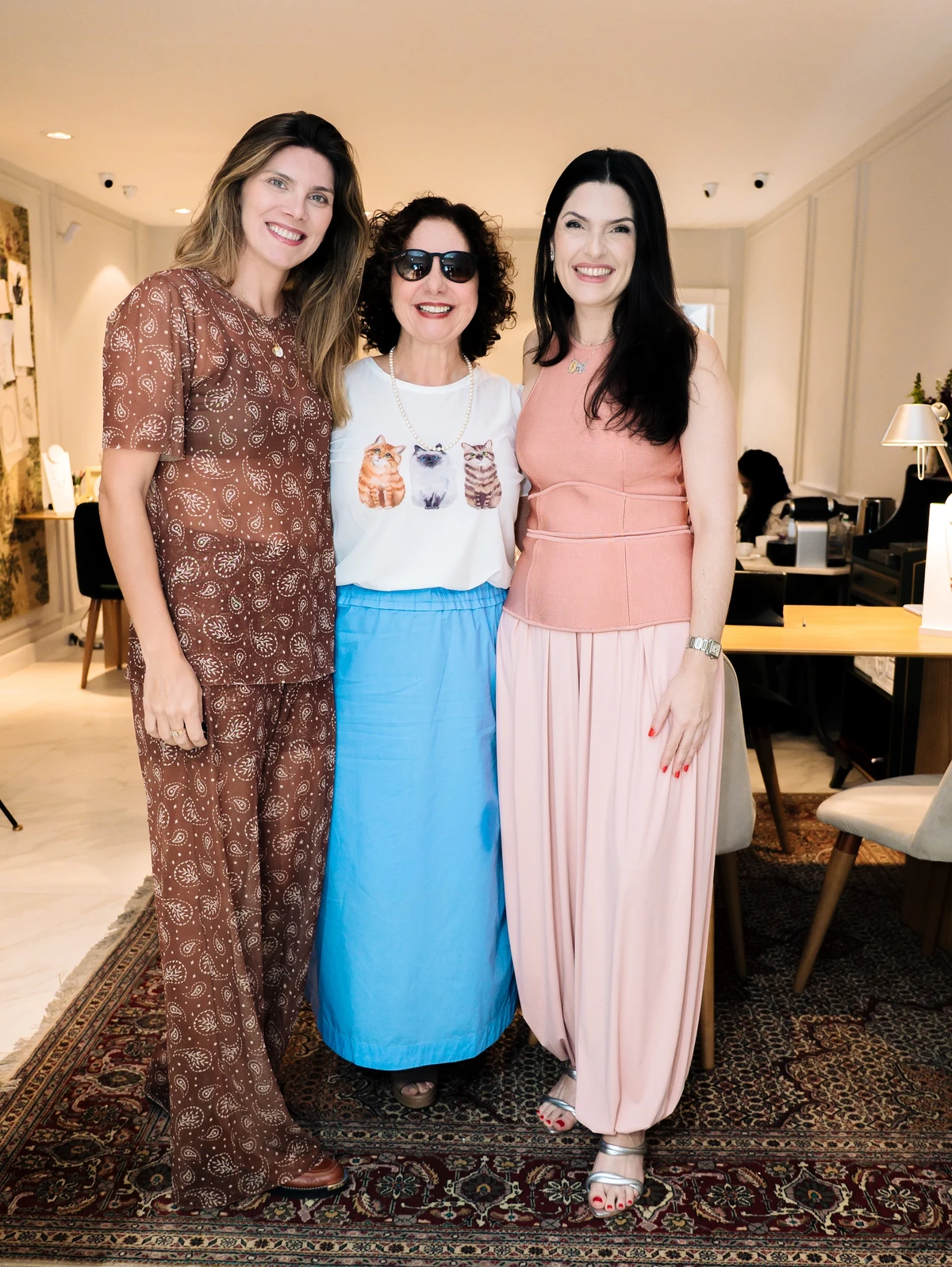 Isa Reis, Anginha Buaiz e Carla Buaiz