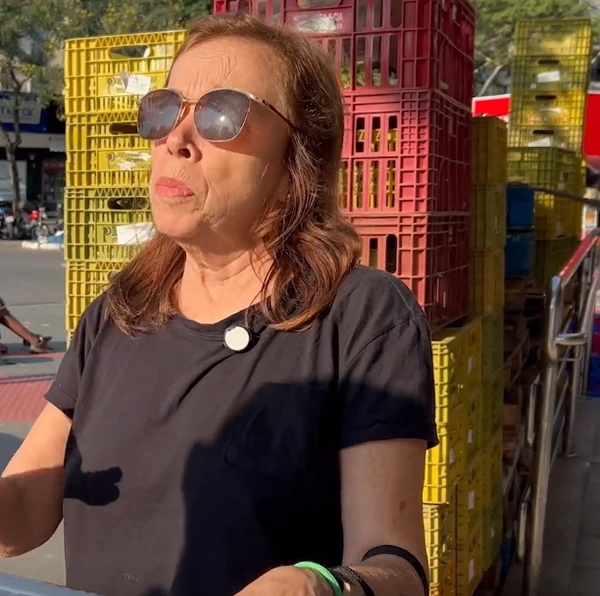 A aposentada Érica Cunha aposta em produtos de marca própria