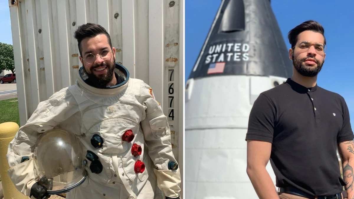 Briant Moreira de Oliveira, de 29 anos, pode levar uma pesquisa científica para o espaço