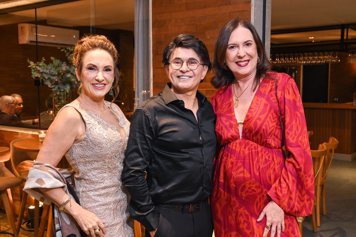 Rogeria Machado, José Luiz Altafim e Eliane Monjardim