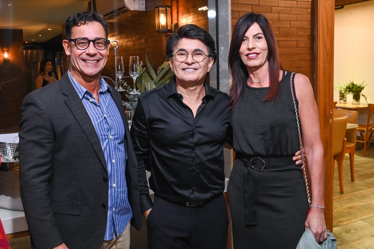 Vinicius Santana, José Luiz Altafim  e Mônica Calmon