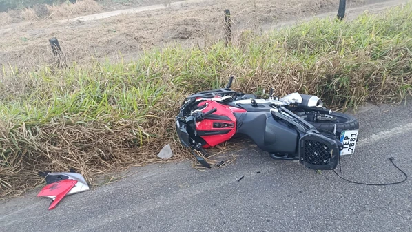 Colisão ocorreu na zona rural do município nessa sexta-feira; a identidade da vítima não foi divulgada