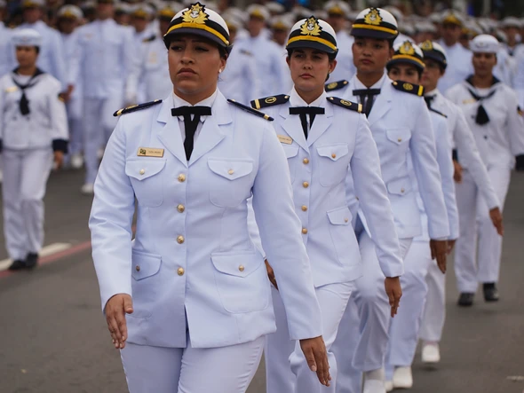 Desfile do 7 de Setembro na Avenida Beira-Mar, em Vitória por Fernando Madeira