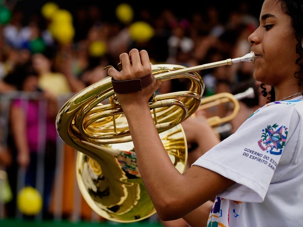 Desfile do 7 de Setembro na Avenida Beira-Mar, em Vitória por Fernando Madeira