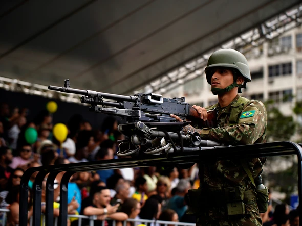 Desfile do 7 de Setembro na Avenida Beira-Mar, em Vitória por Fernando Madeira