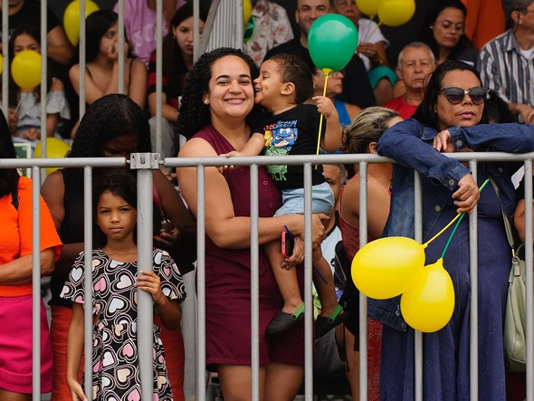 Desfile do 7 de Setembro na Avenida Beira-Mar, em Vitória por Fernando Madeira