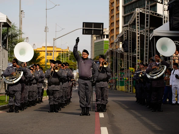 Desfile do 7 de Setembro na Avenida Beira-Mar, em Vitória por Fernando Madeira