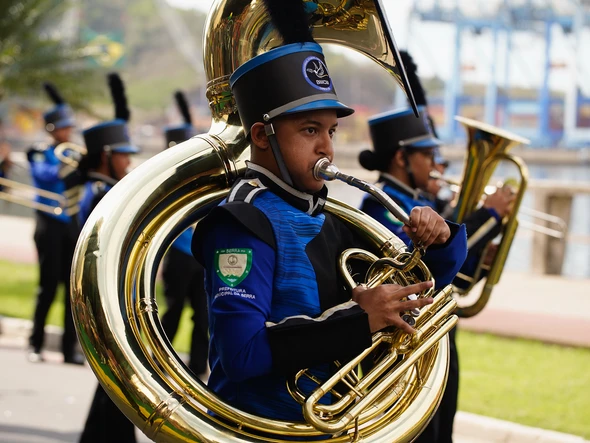 Desfile do 7 de Setembro na Avenida Beira-Mar, em Vitória por Fernando Madeira