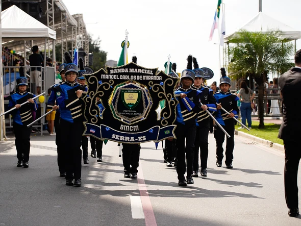 Desfile do 7 de Setembro na Avenida Beira-Mar, em Vitória por Fernando Madeira