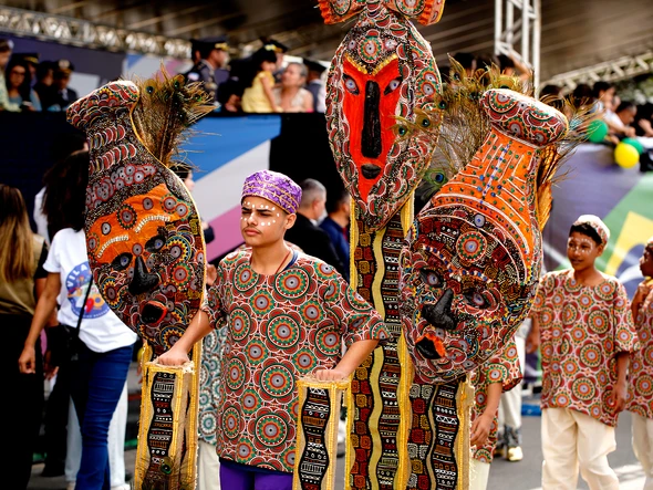 Desfile do 7 de Setembro na Avenida Beira-Mar, em Vitória por Fernando Madeira