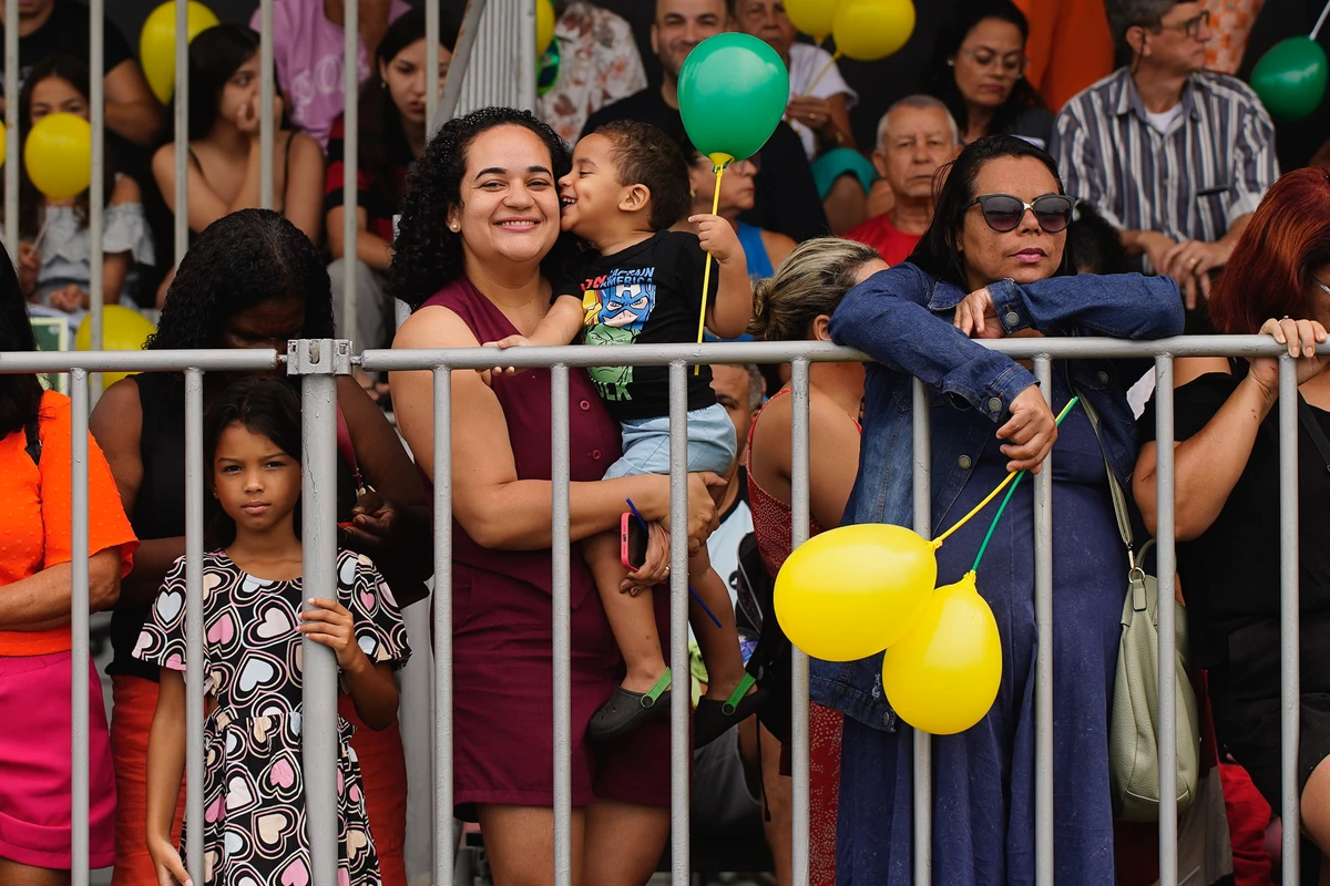 Desfile do 7 de Setembro na Avenida Beira-Mar, em Vitória por Fernando Madeira