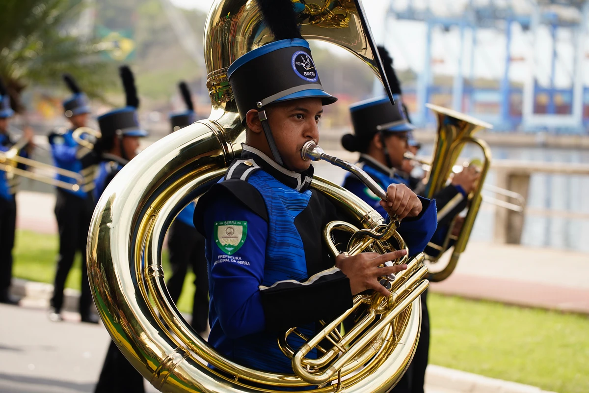 Desfile do 7 de Setembro na Avenida Beira-Mar, em Vitória por Fernando Madeira