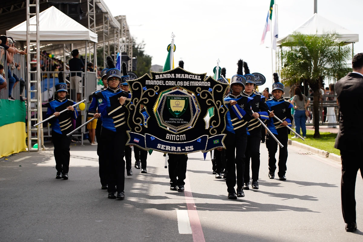 Desfile do 7 de Setembro na Avenida Beira-Mar, em Vitória por Fernando Madeira