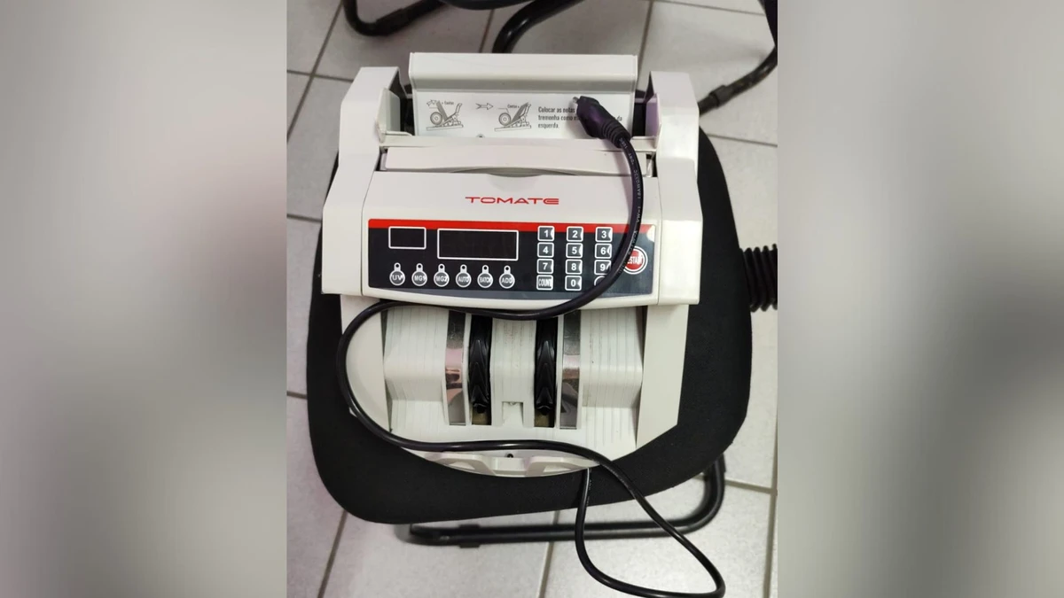 Máquina de dinheiro foi localizada na casa de suspeito de matar Júlio César Carlos da Rocha