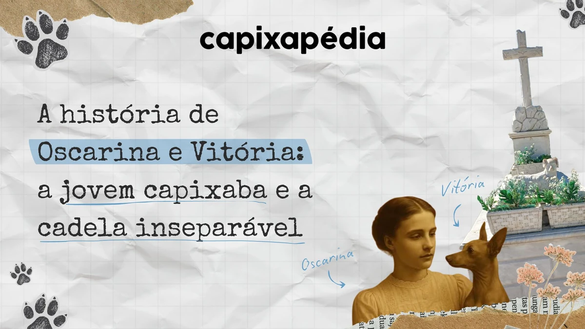 A história de Oscarina e Vitória: a jovem capixaba e a cadela inseparável 