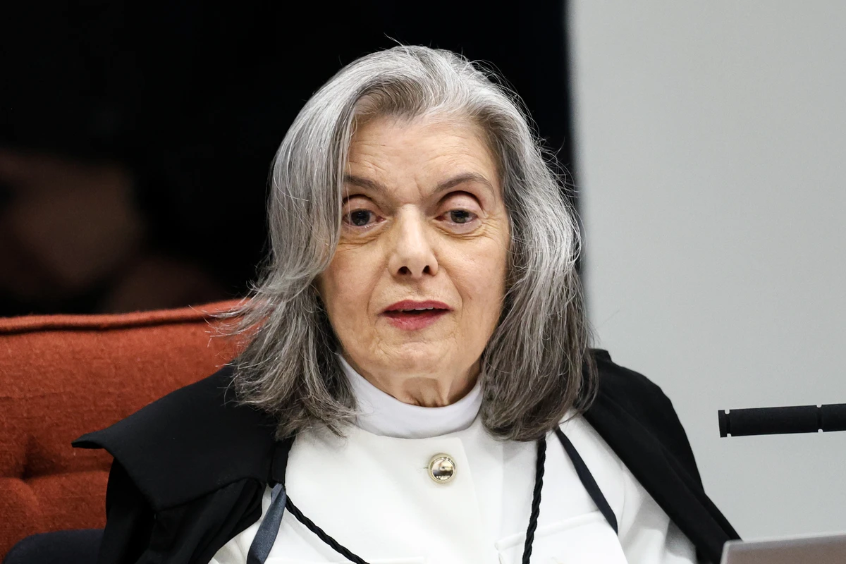  A ministra Cármen Lúcia durante sessão na Primeira Turma do Supremo Tribunal Federal (STF)