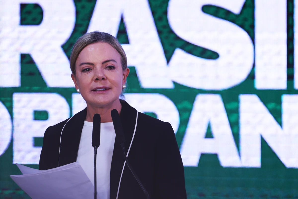 Ministra das Relações Institucionais, Gleisi Hoffmann