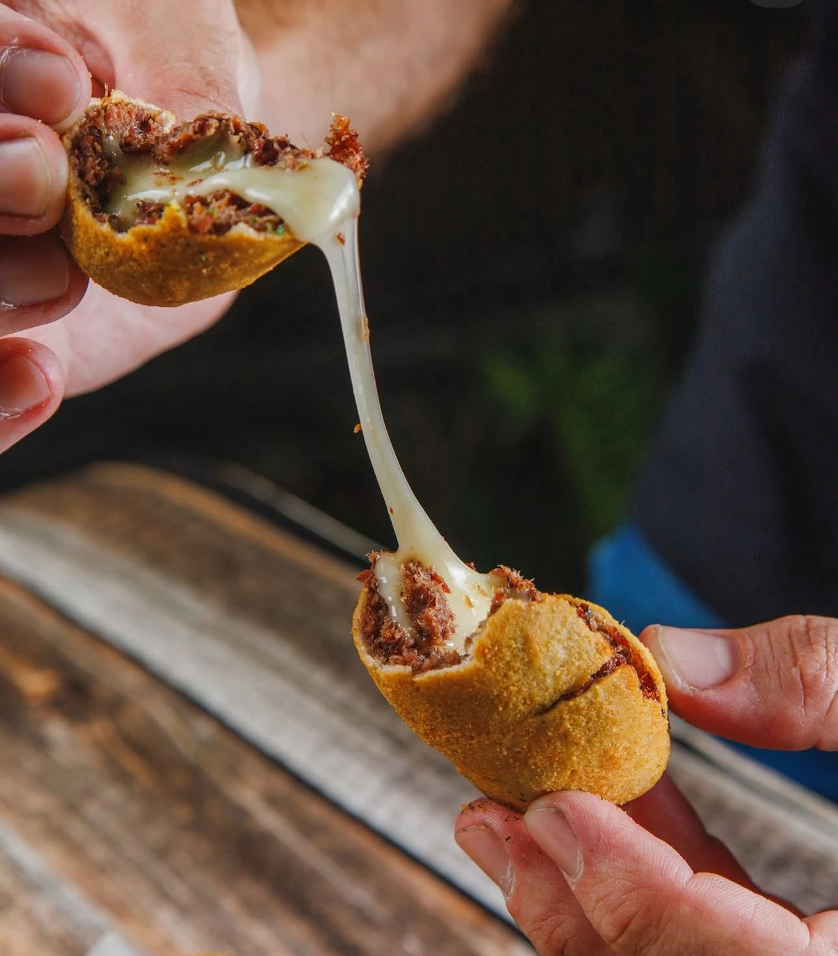 Croquete sem massa de costela defumada Foto por Estevão Ribeiro