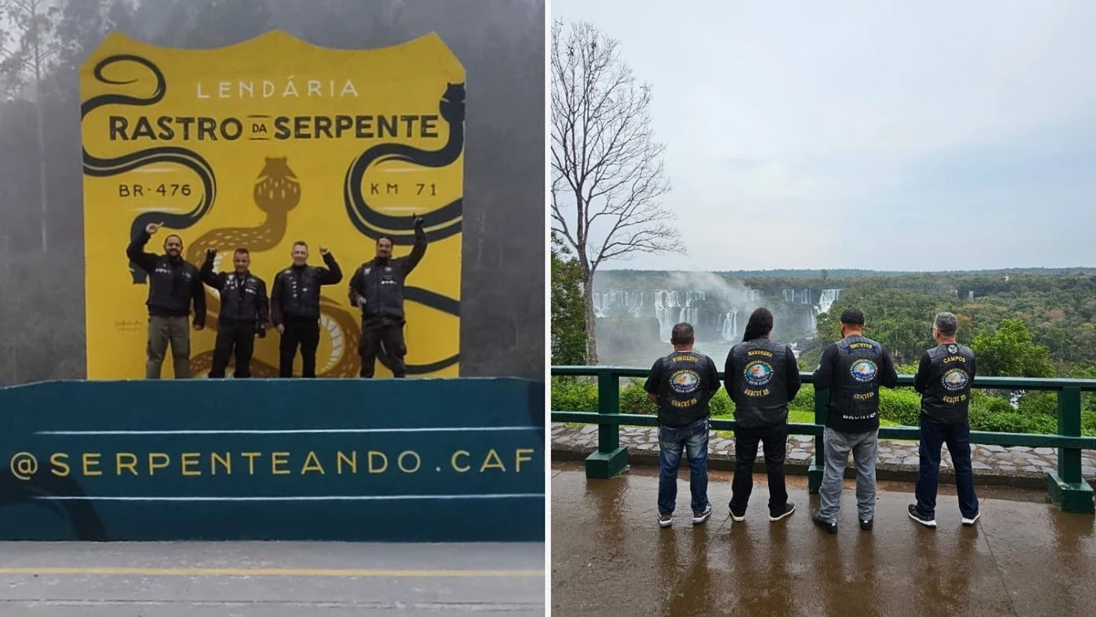 Serra do Rastro da Serpente (SP) e Cataratas da Foz do Iguaçu (PR) por Motoclube Guardiões do Caparaó
