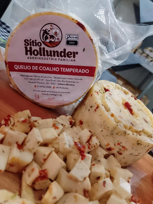 Queijo temperado do Sítio Hollunder Foto por Sítio Hollunder/Acervo