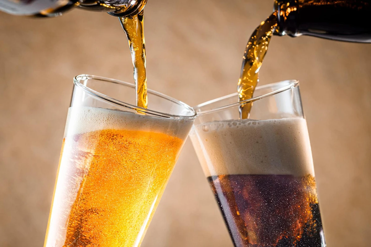 Cerveja clara e cerveja escura
