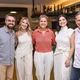 Fábio Portela e Sofia Buzetto, Mônica Debbané, Joana e Rodrigo Barbosa