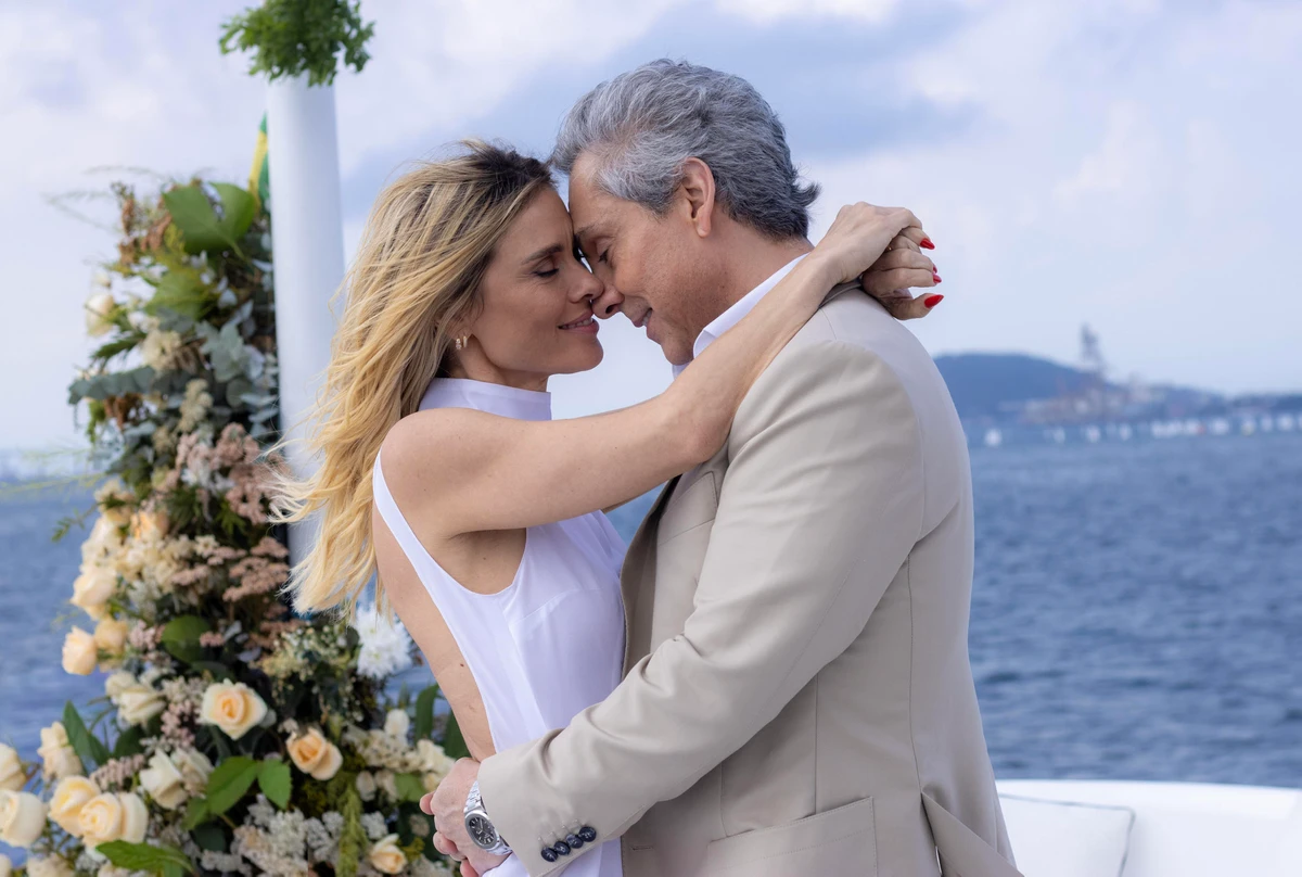 Casamento de Leila e Marco Aurélio é marcado por momentos de tensão