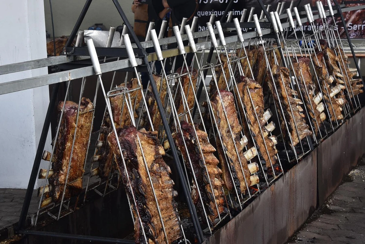 Churrascada gaúcha no Steffen Centro de Eventos, na Serra