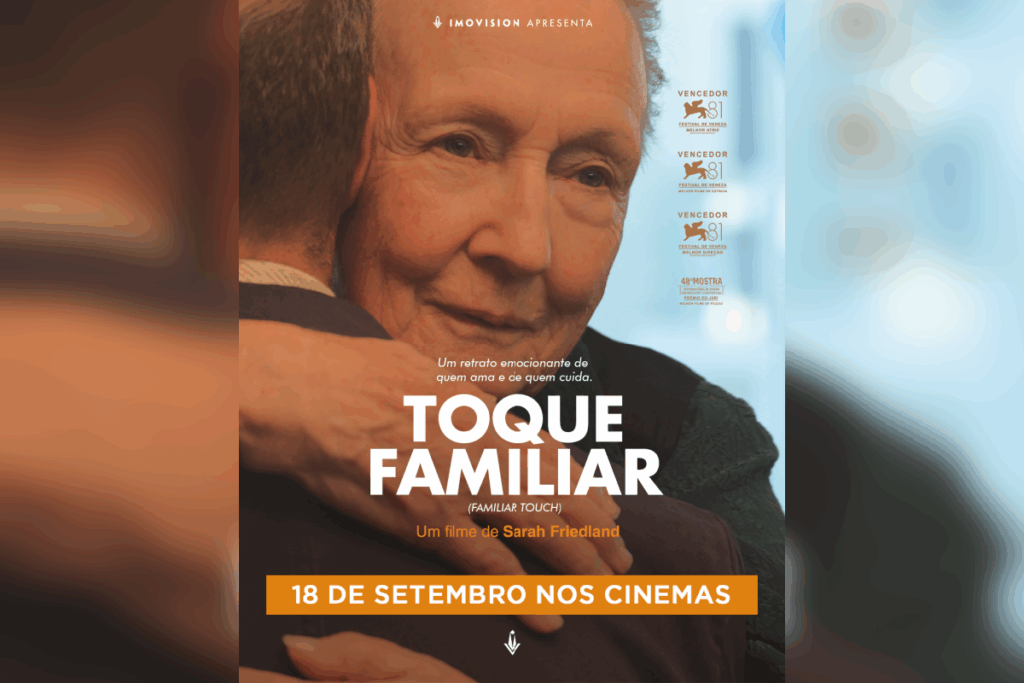 “Toque Familiar” retrata a vida de Ruth, uma mulher com demência enfrentando mudanças e memórias (Imagem: Reprodução digital | Imovision Distribution)