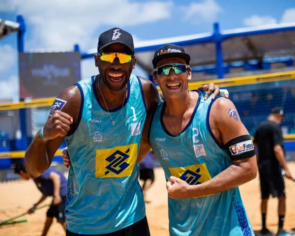 Evandro/Arthur venceram a 7ª etapa do Circuito Brasileiro de Vôlei de Praia